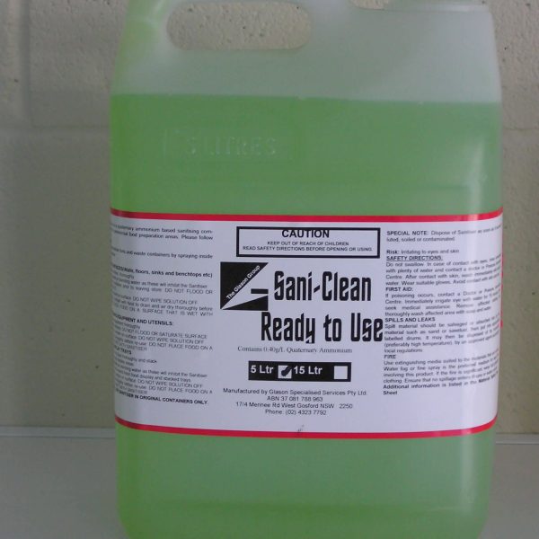 Ready To Use Sanitiser